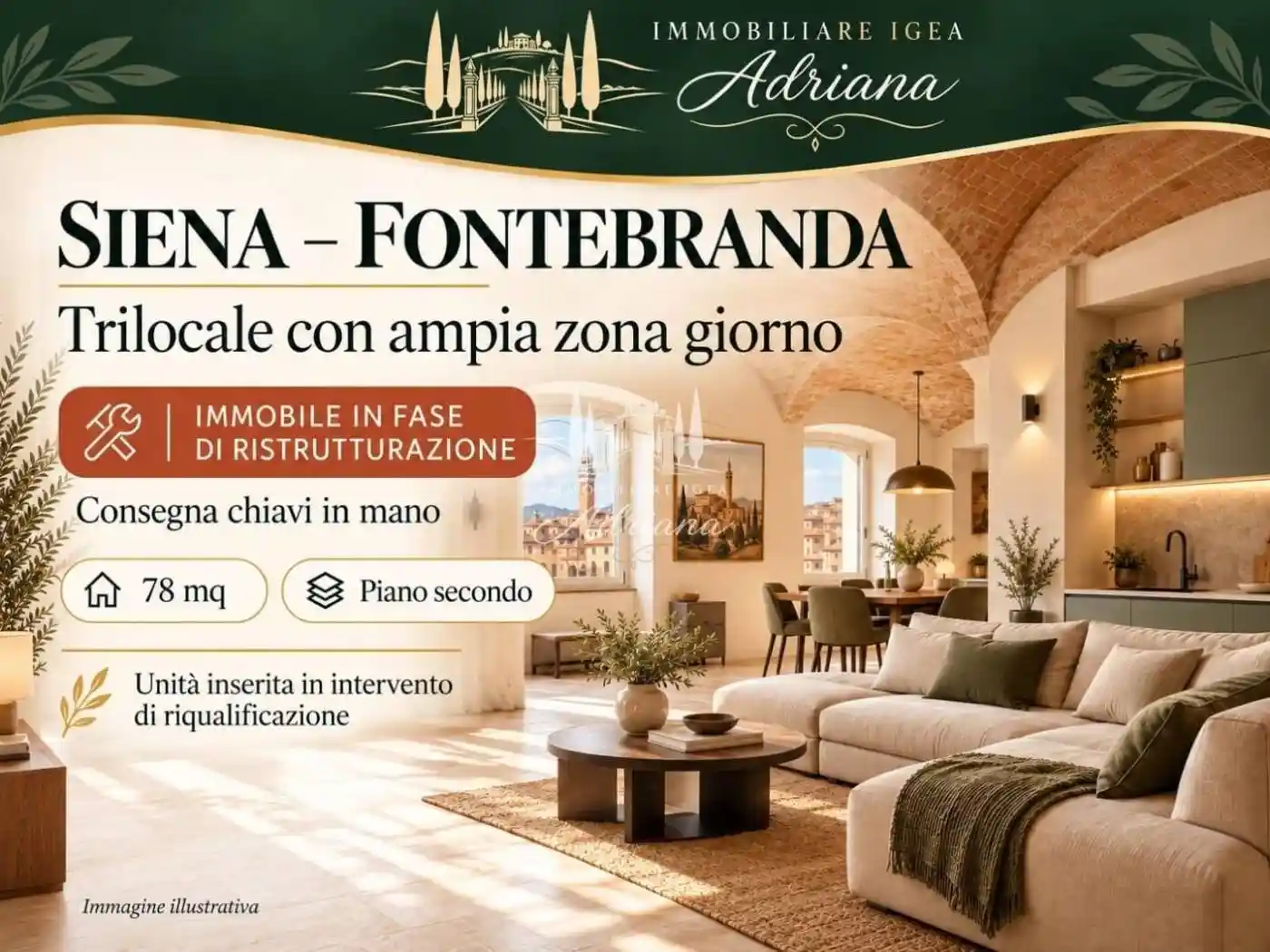 Appartamento in vendita a Siena