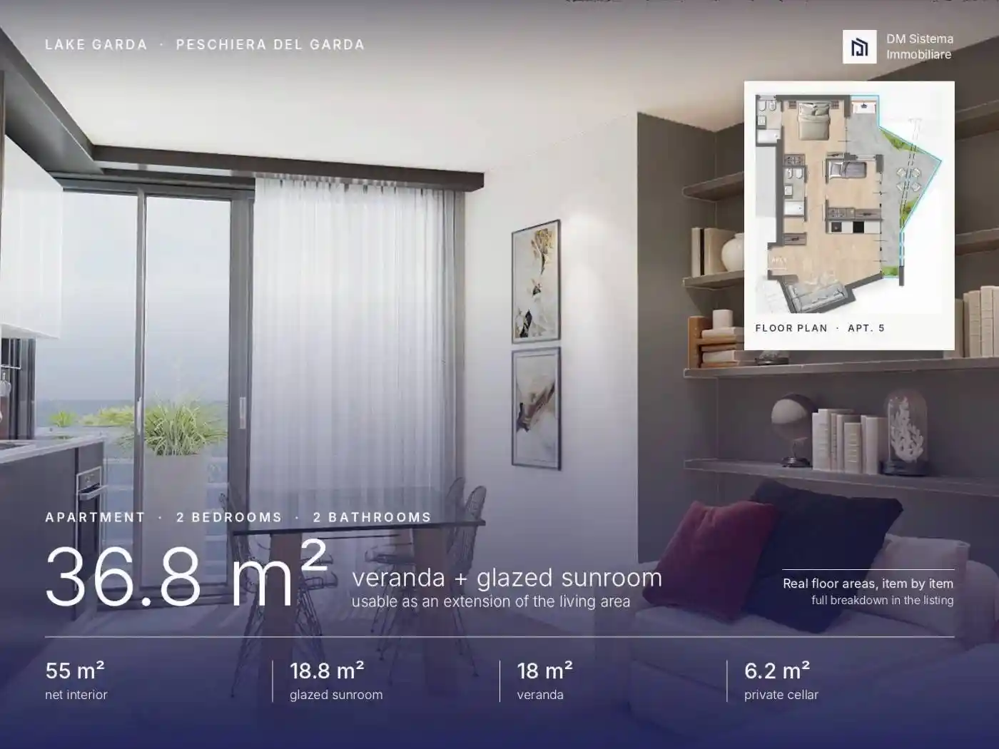 Appartamento in vendita a Peschiera del Garda