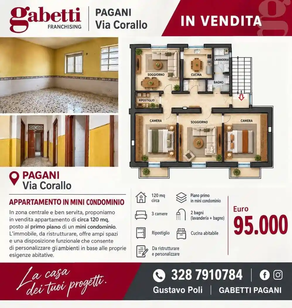 Appartamento in vendita a Pagani