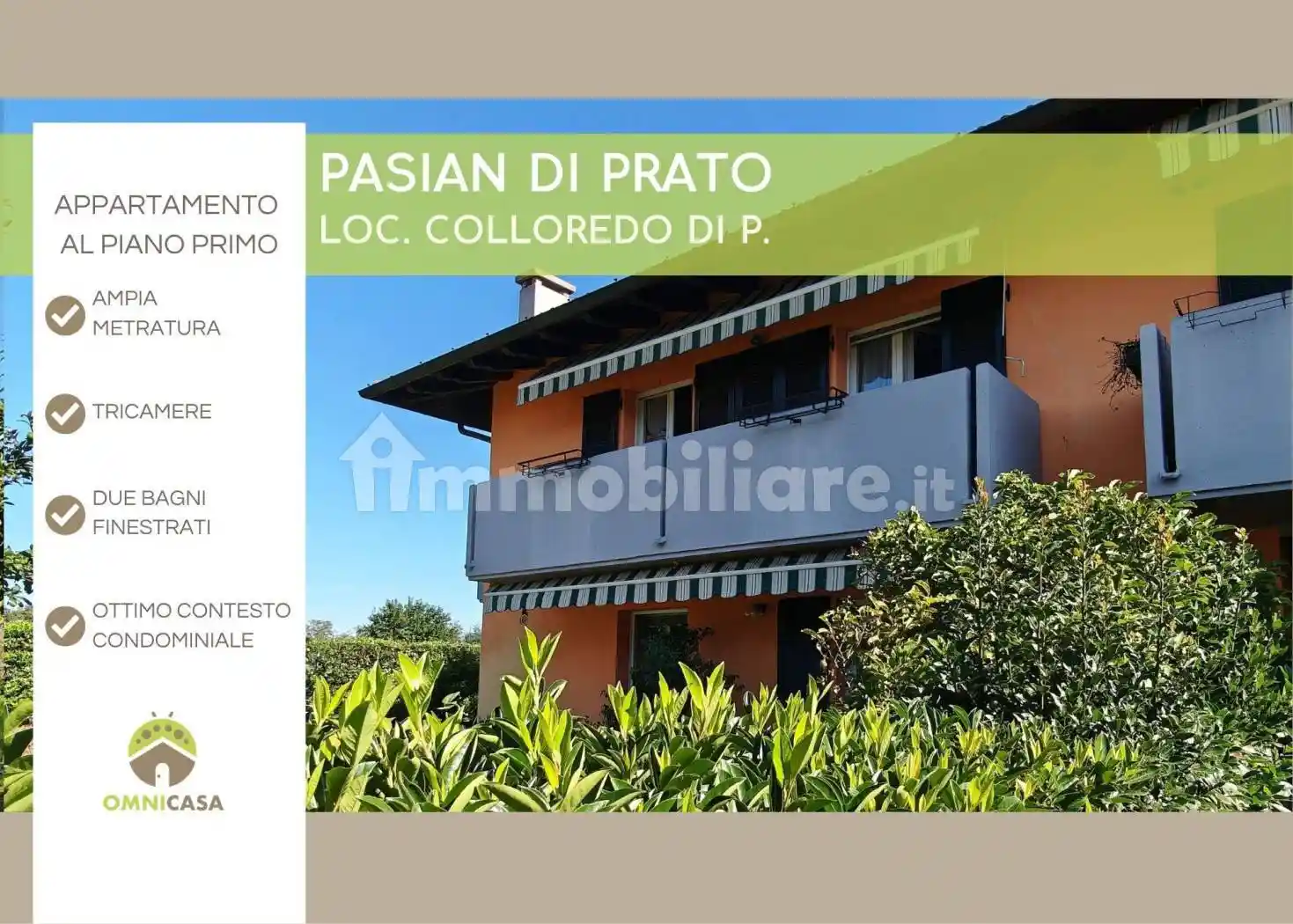 Appartamento in vendita a Pasian di Prato