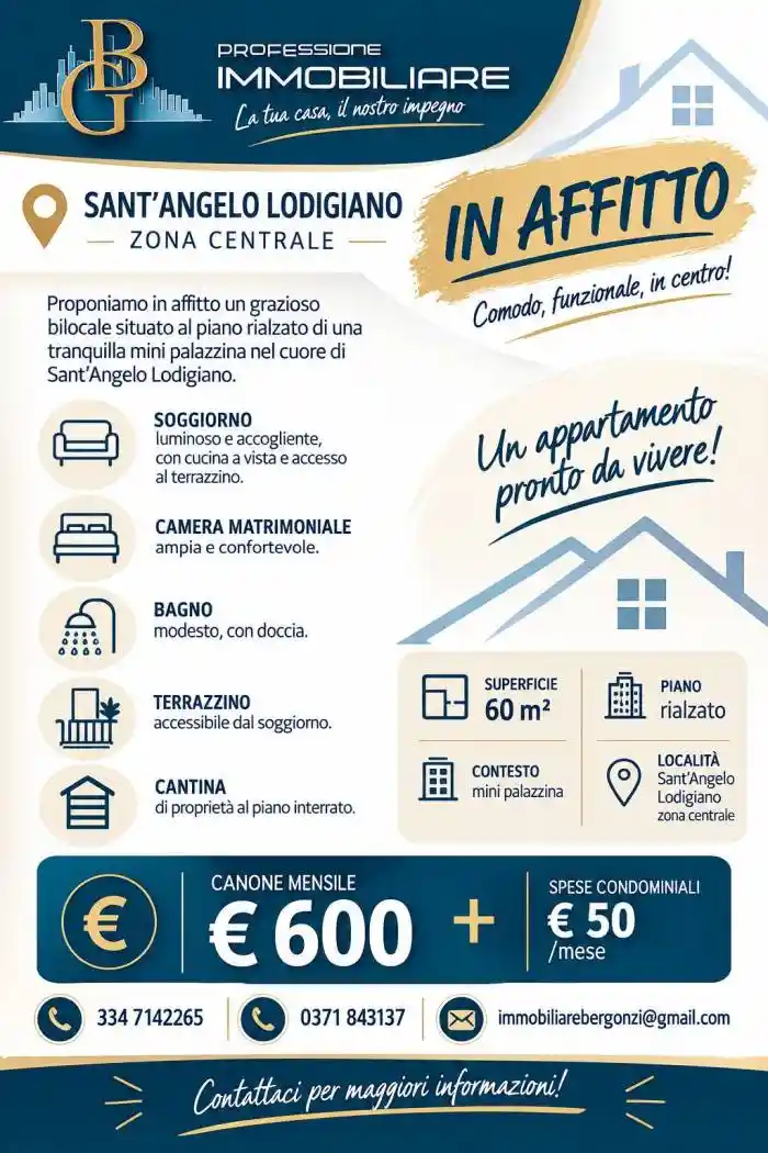Appartamento in affitto a Sant'Angelo Lodigiano