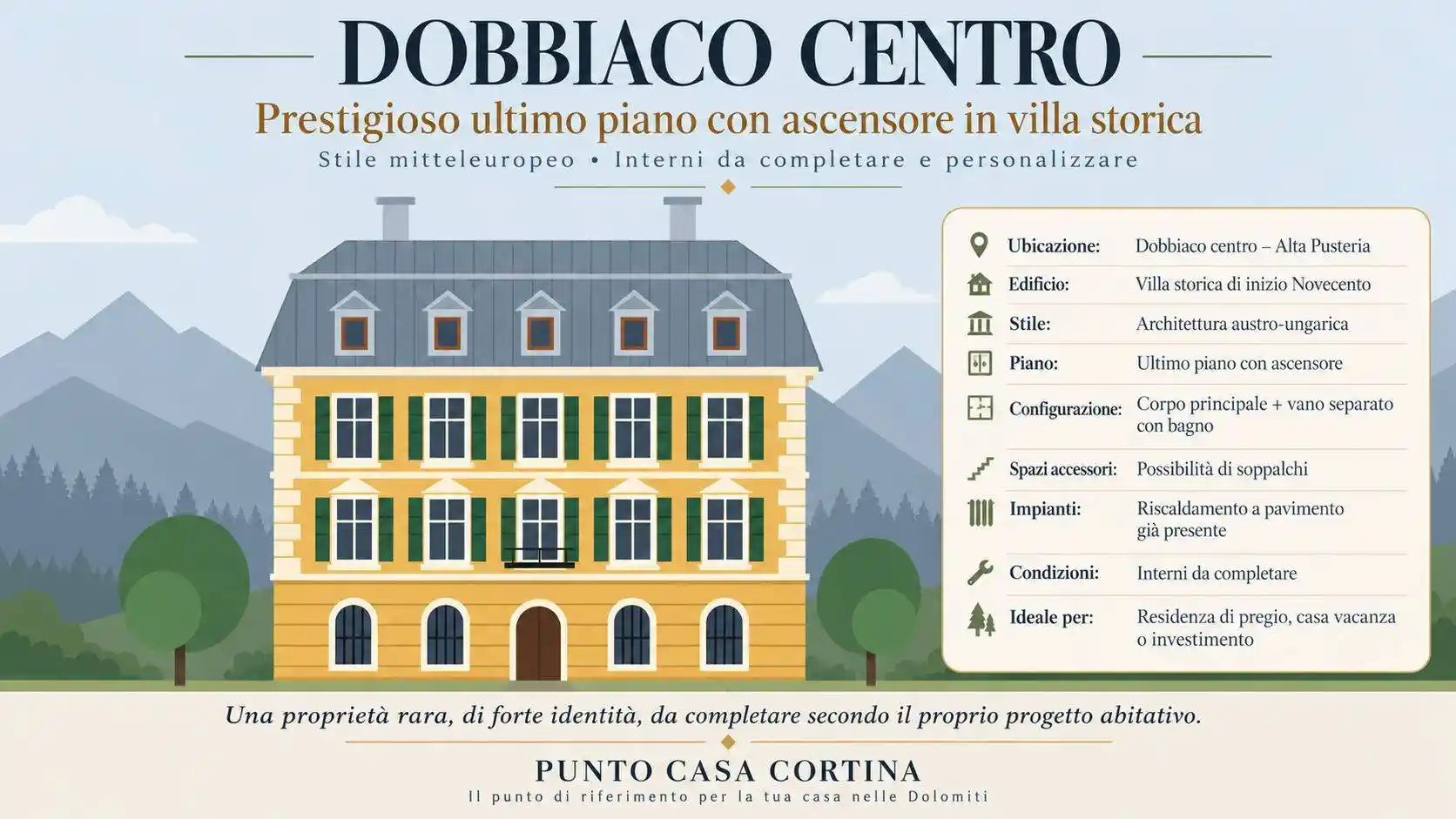 Attico - Mansarda in vendita a Dobbiaco