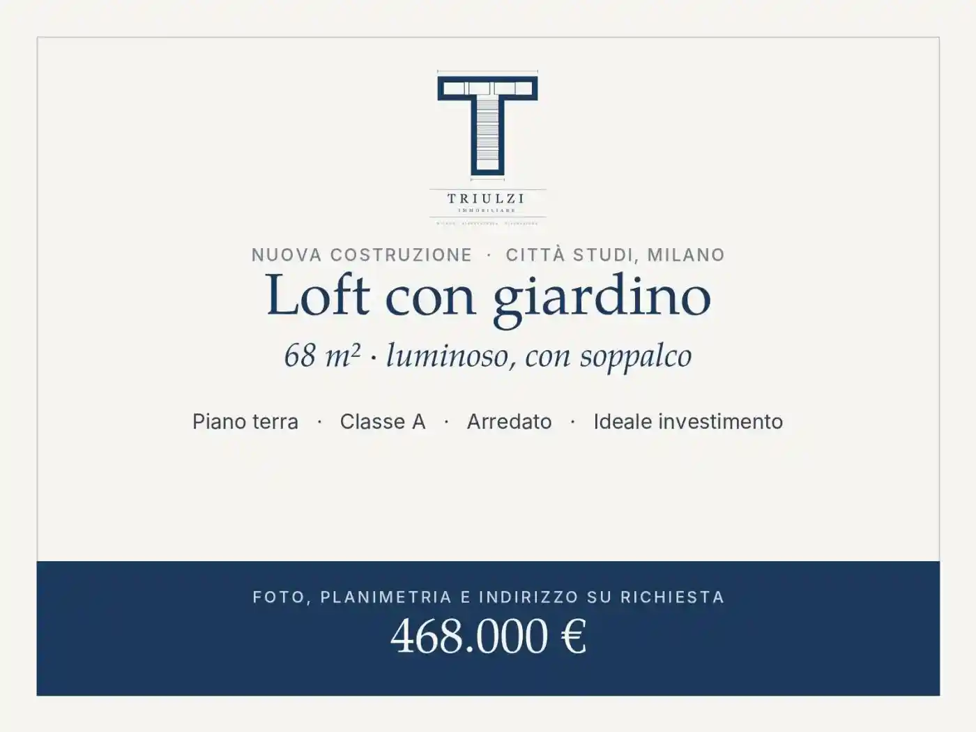 Loft in vendita a Milano