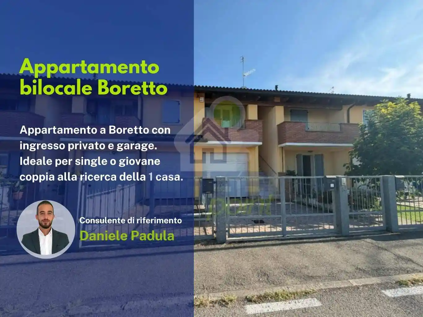 Appartamento in vendita a Boretto