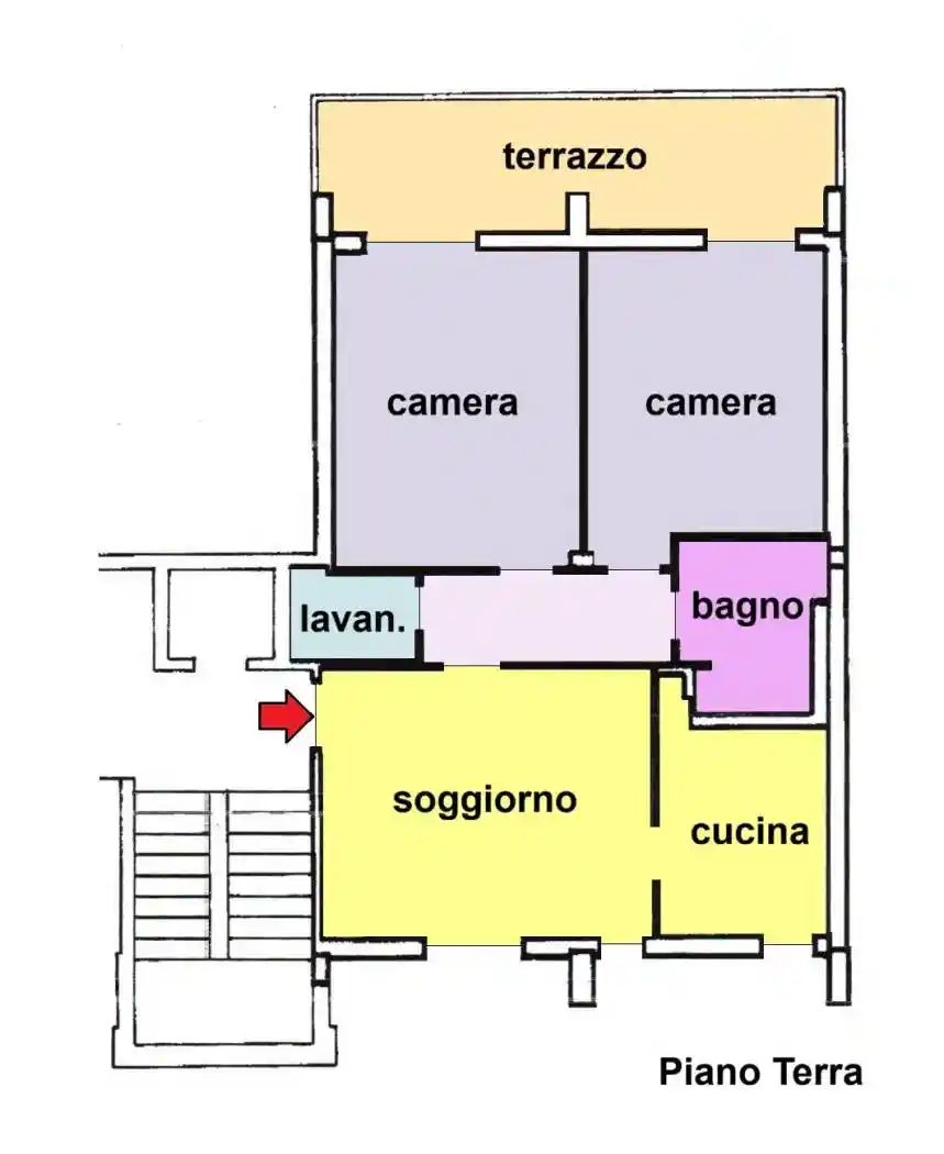 Appartamento in affitto a Perugia