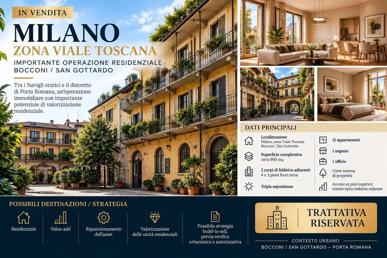 Palazzo - Edificio in vendita a Milano