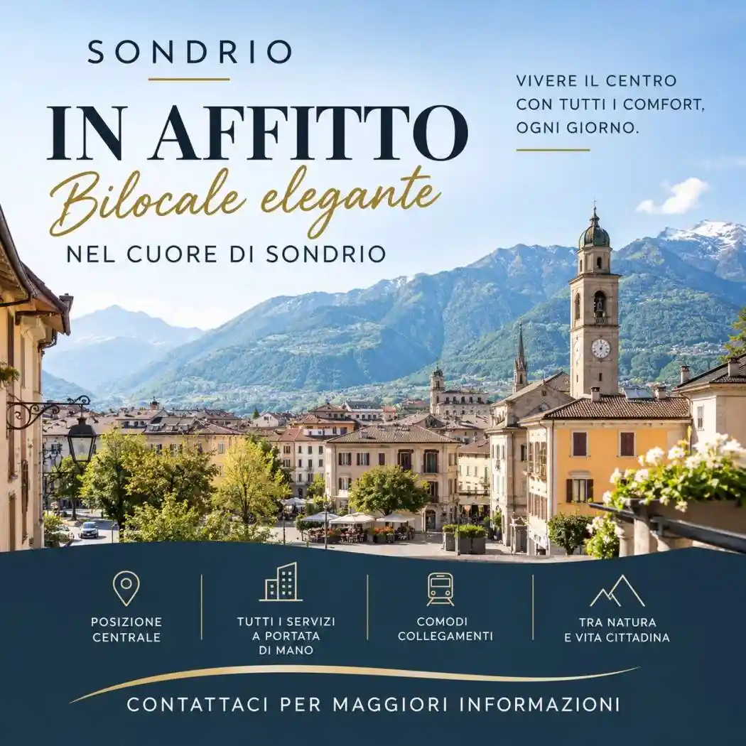 Appartamento in affitto a Sondrio