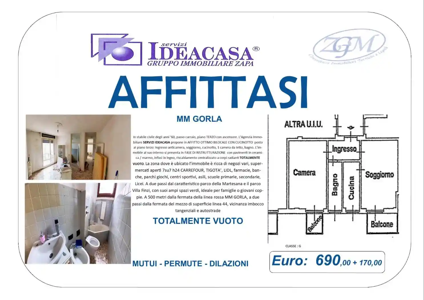 Appartamento in affitto a Milano