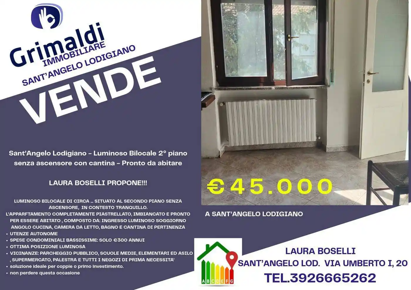 Appartamento in vendita a Sant'Angelo Lodigiano