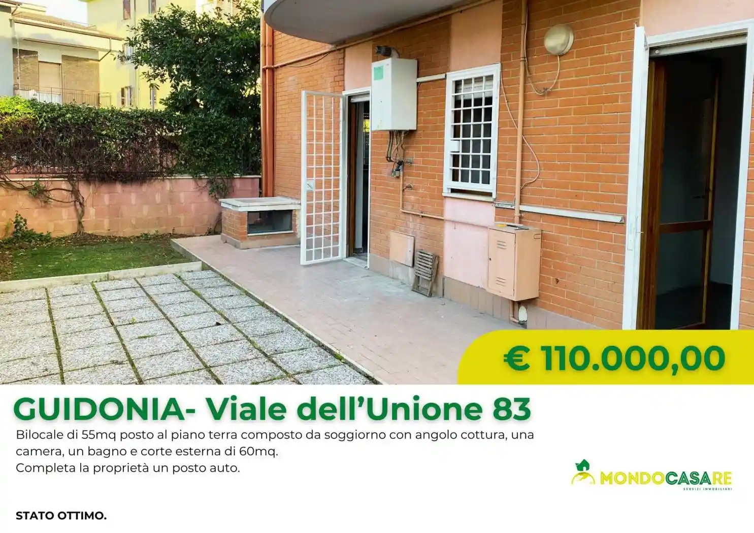 Appartamento in vendita a Guidonia Montecelio