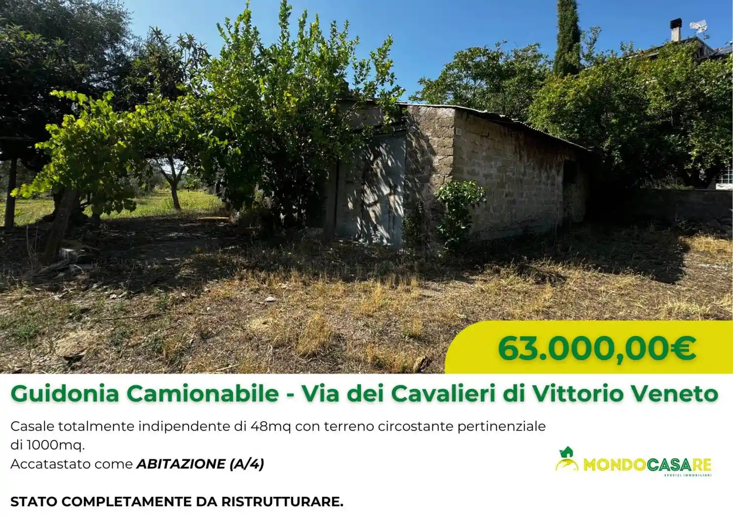 Rustico - Casale in vendita a Guidonia Montecelio
