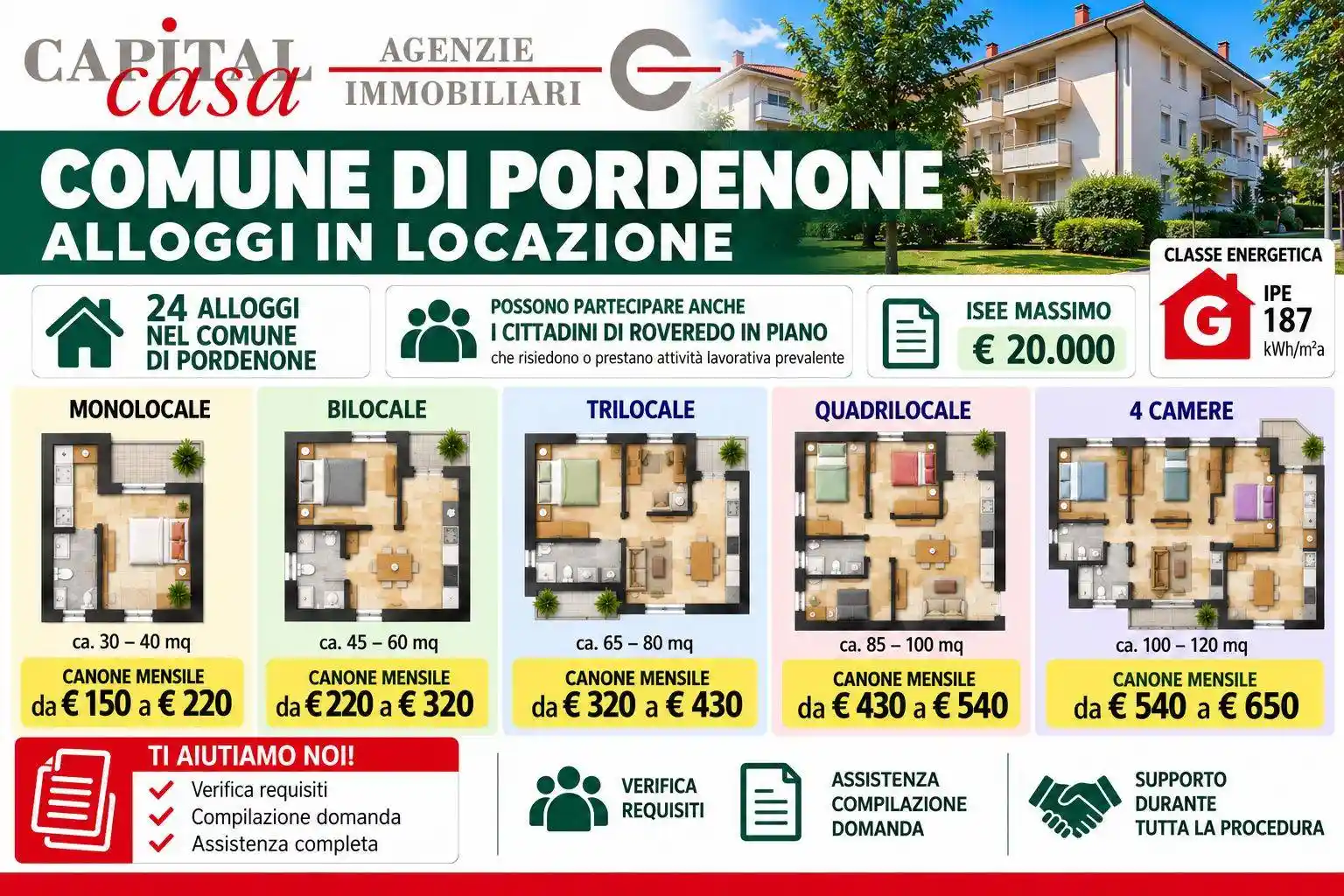 Appartamento in affitto a Pordenone
