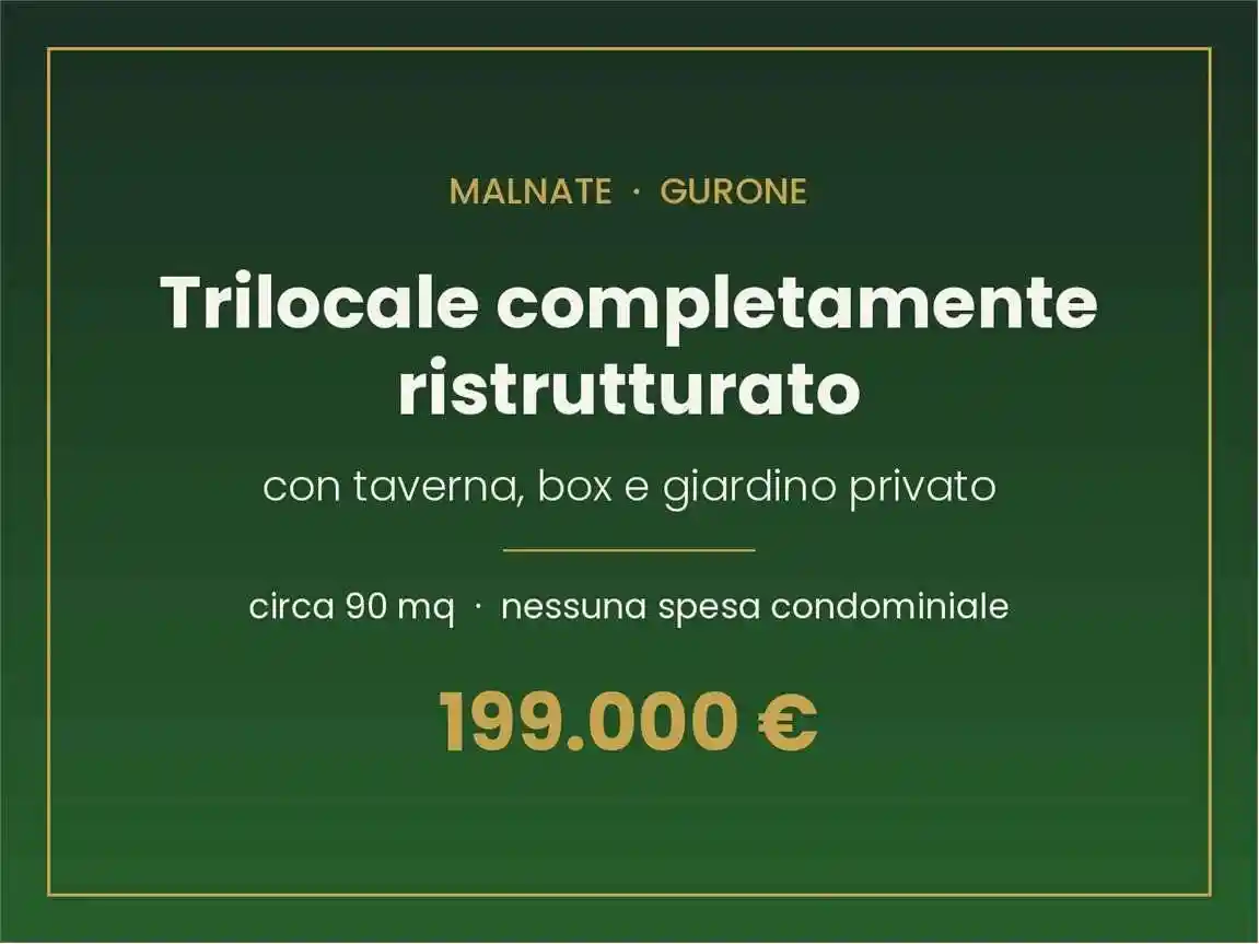Appartamento in vendita a Malnate