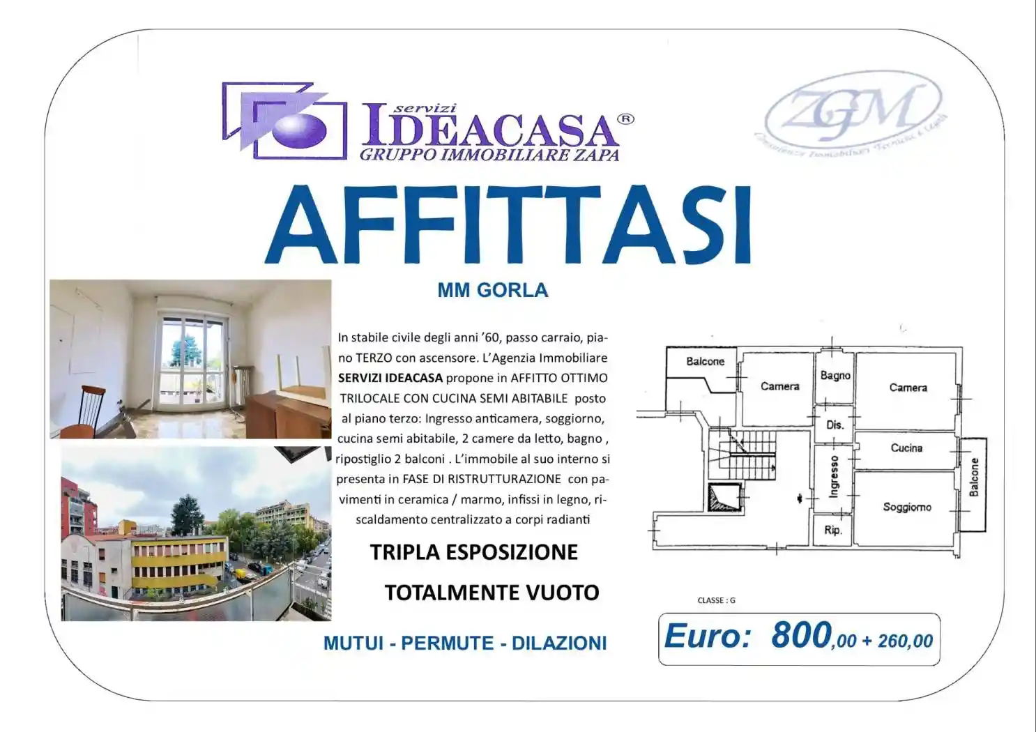 Appartamento in affitto a Milano