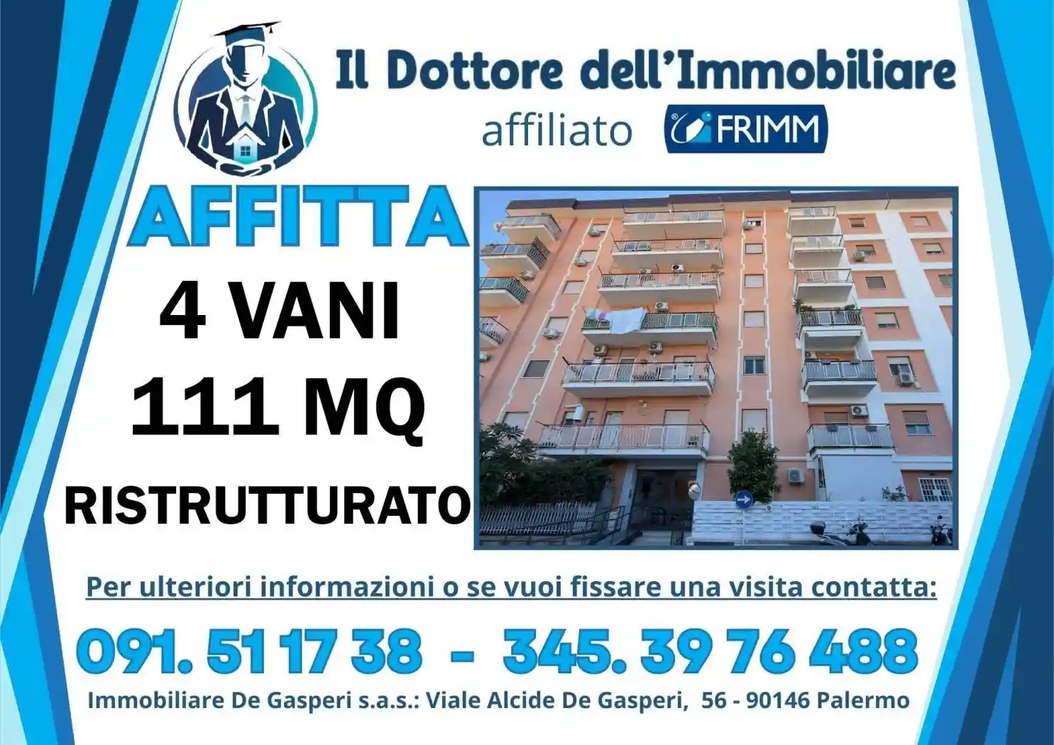 Appartamento in affitto a Palermo