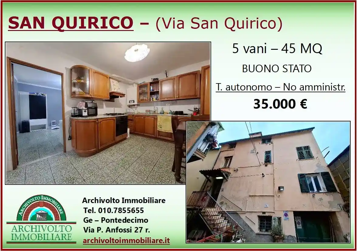 Appartamento in vendita a Genova