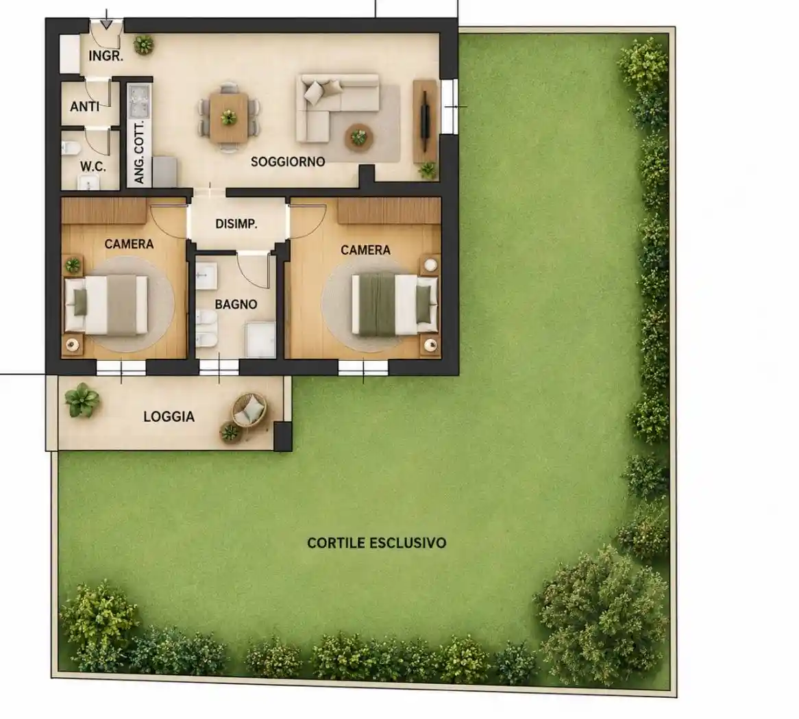 Appartamento in affitto a Abano Terme