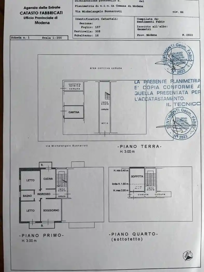 Appartamento in vendita a Modena
