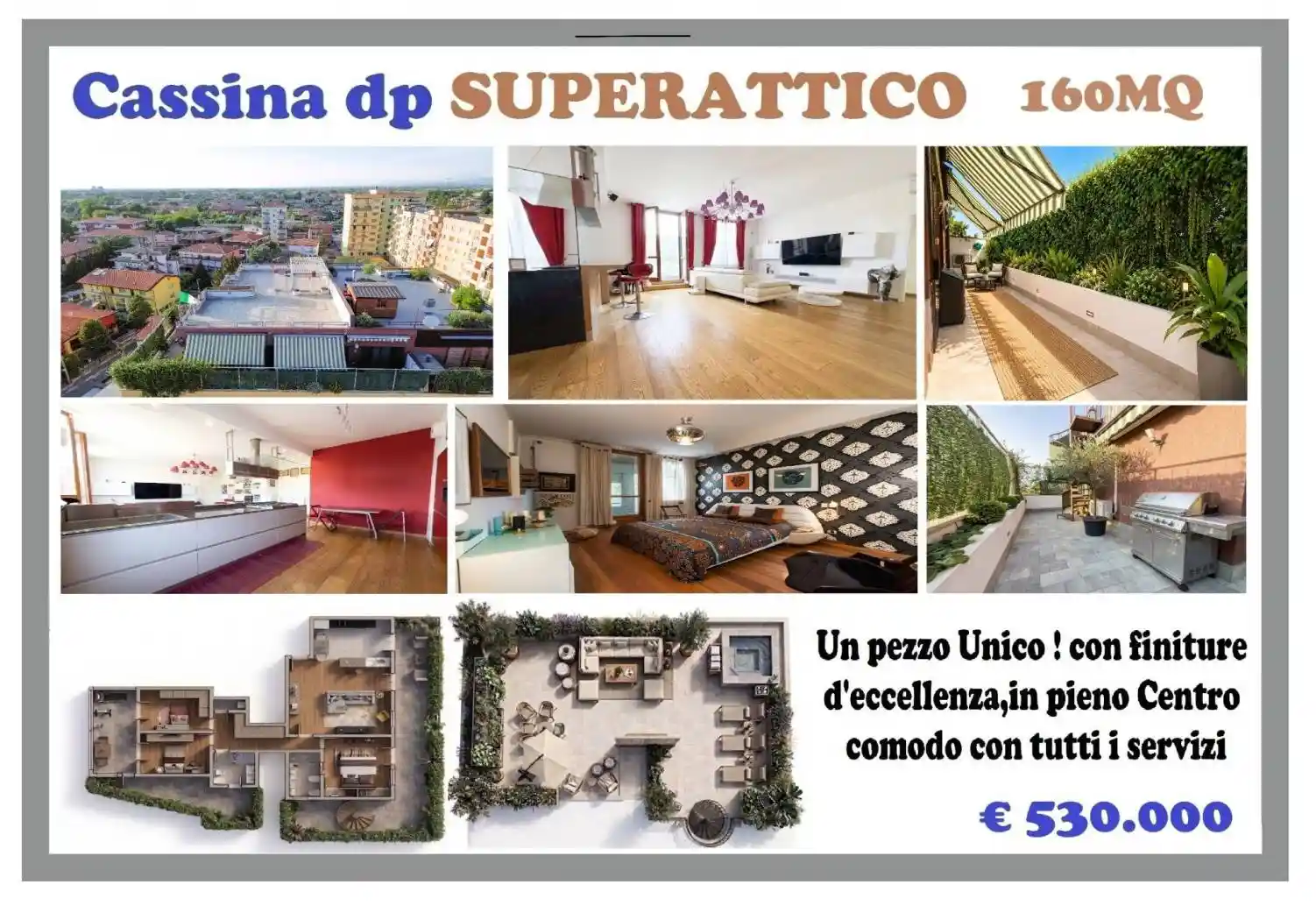 Attico - Mansarda in vendita a Cassina de' Pecchi