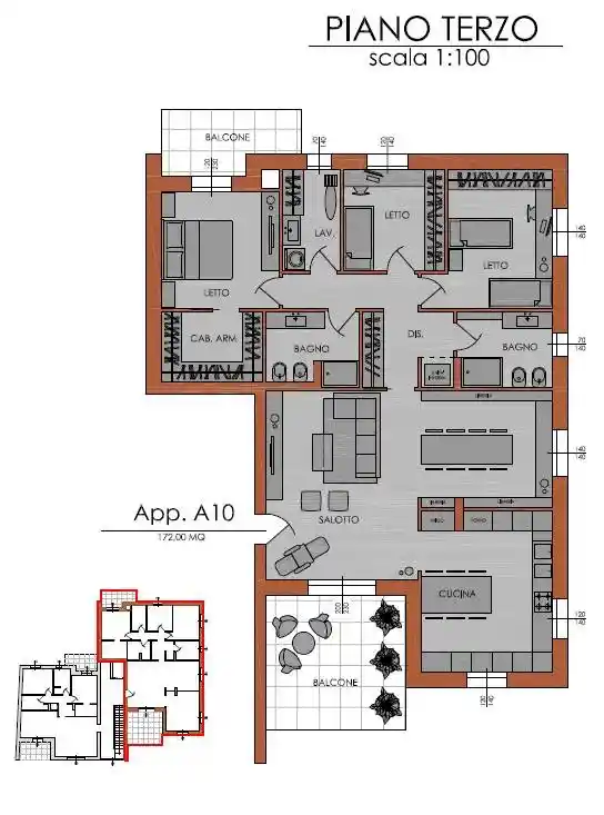 Appartamento in vendita a Piacenza