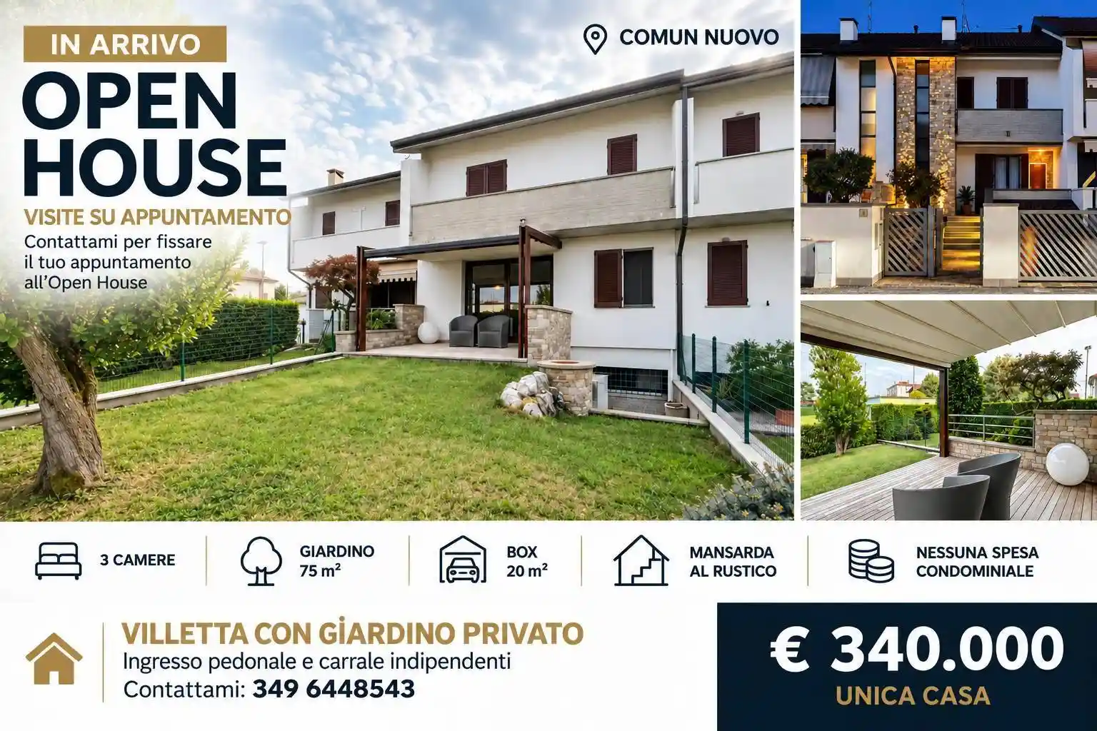 Villetta a schiera in vendita a Stezzano