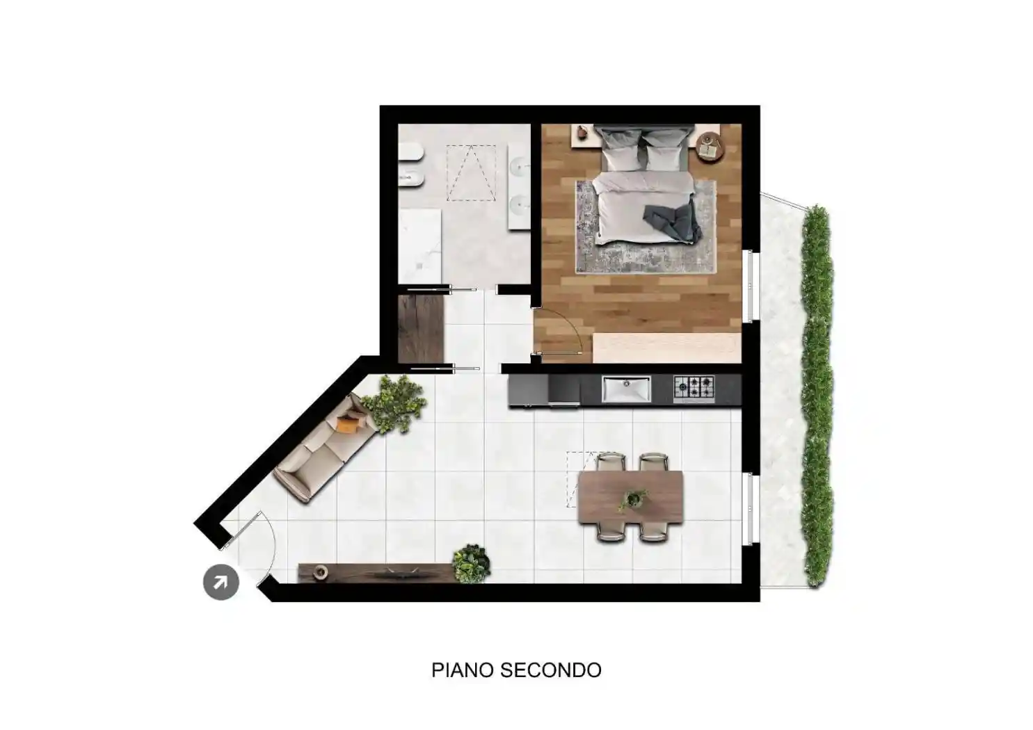 Appartamento in affitto a Seriate