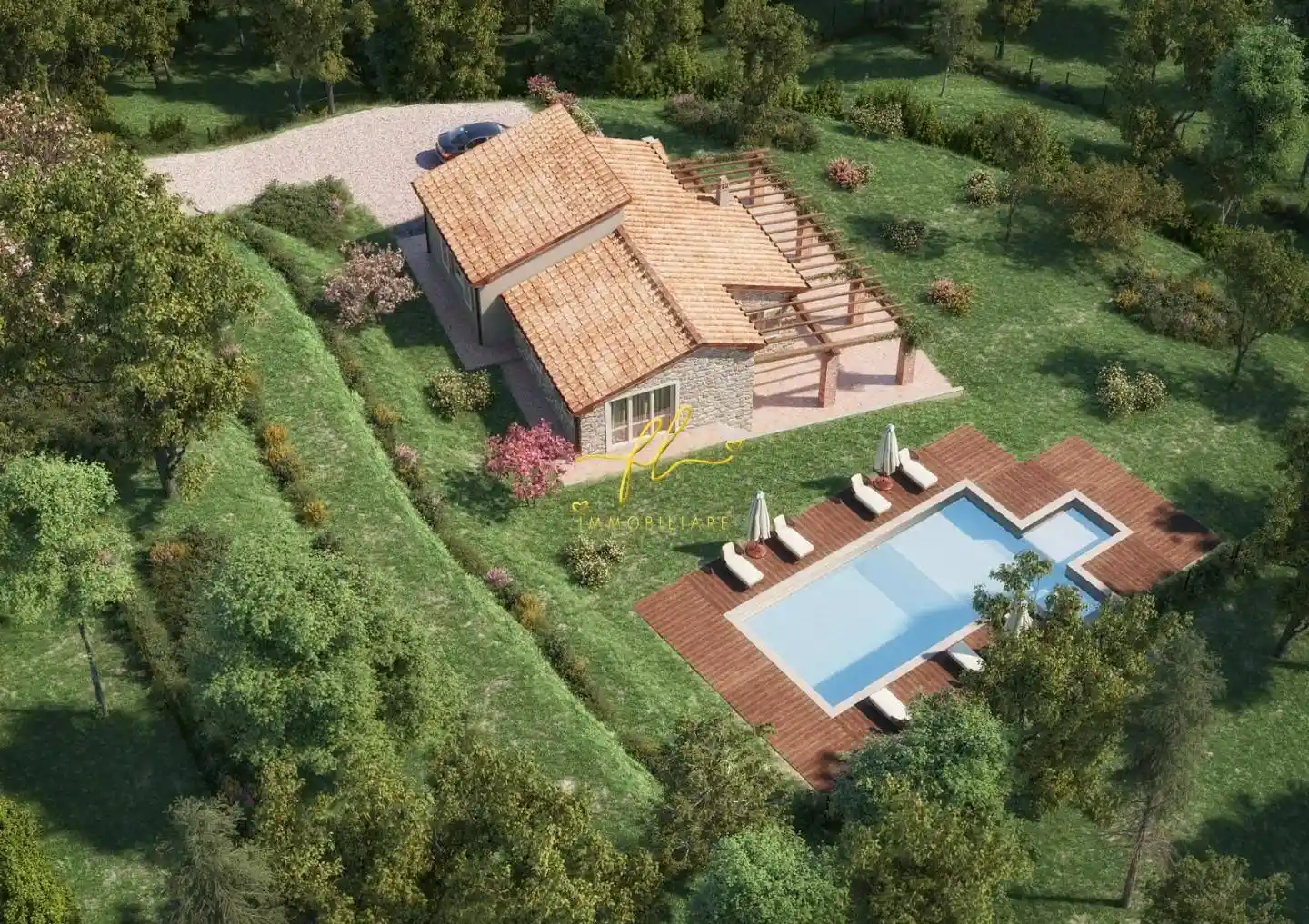 Villa in vendita a Monteverdi Marittimo