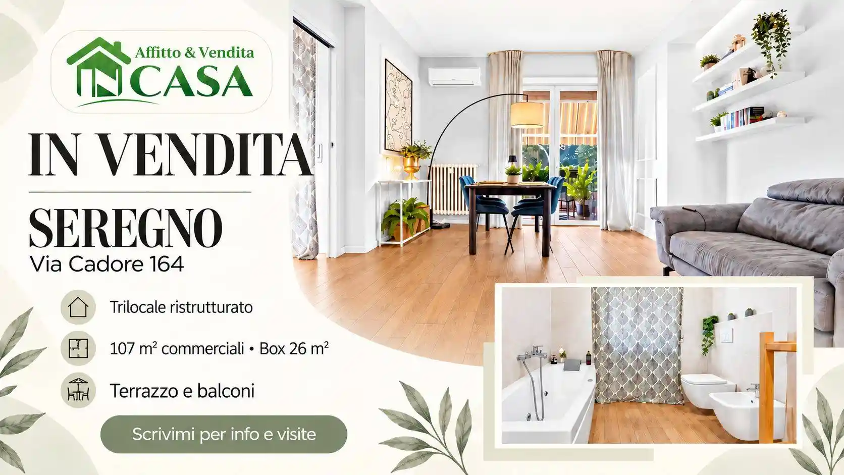 Appartamento in vendita a Seregno