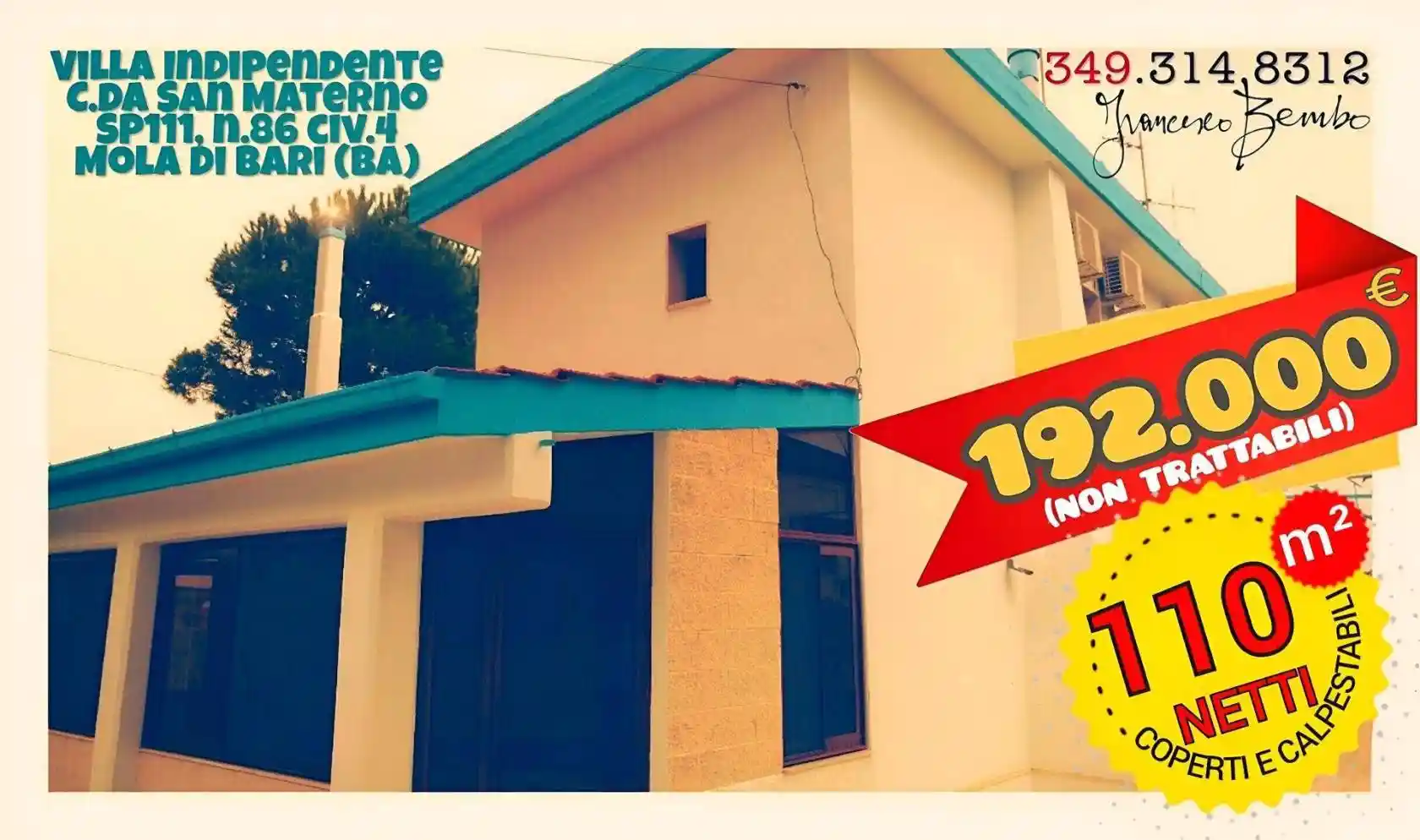 Villa in vendita a Mola di Bari