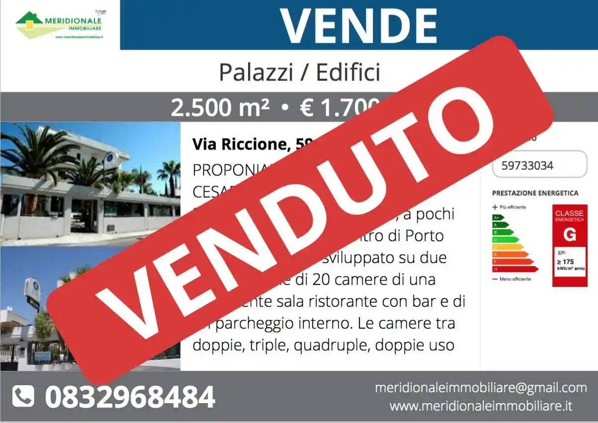 Palazzo - Edificio in vendita a Porto Cesareo