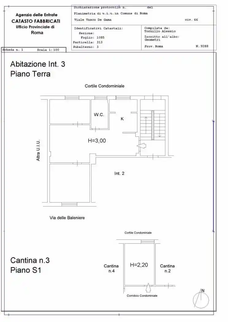 Appartamento in vendita a Roma