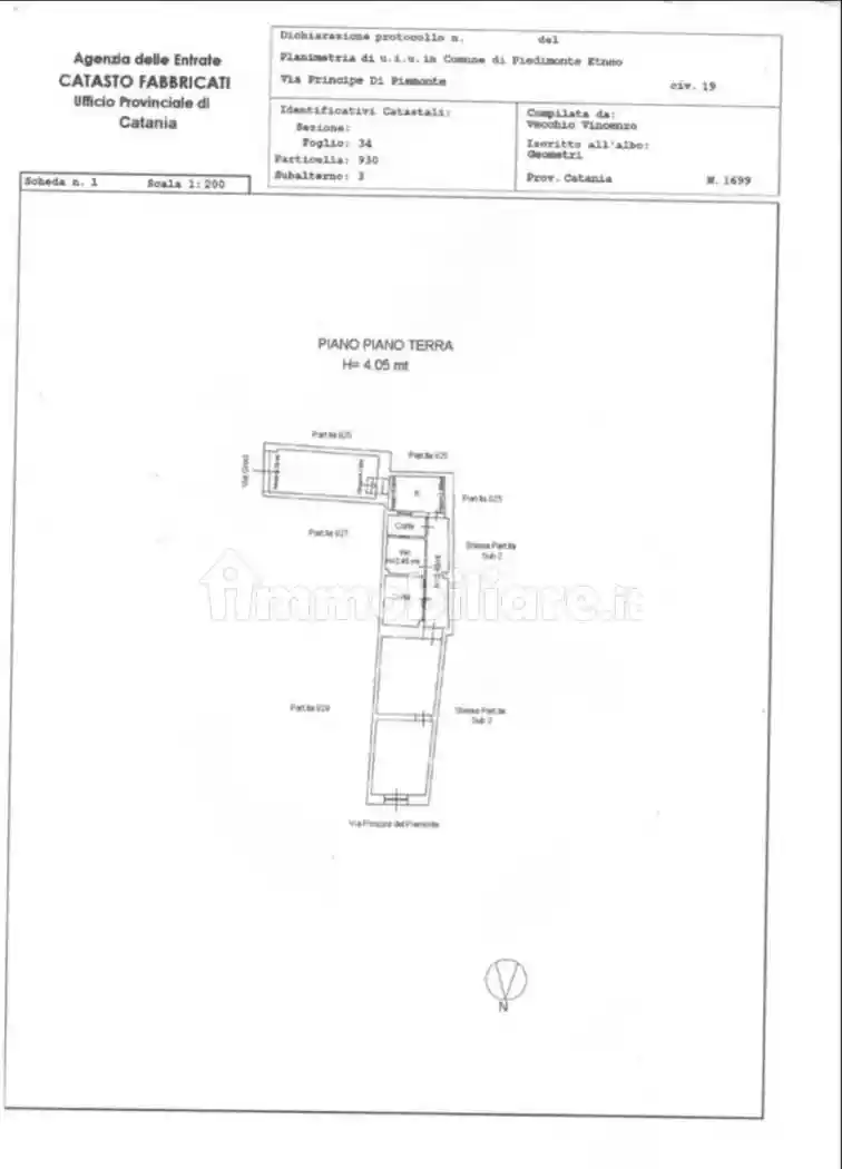 Rustico - Casale in vendita a Piedimonte Etneo