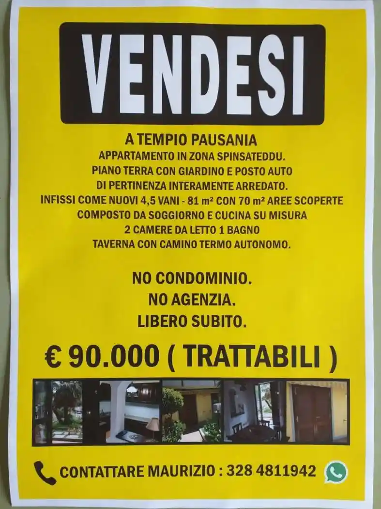 Appartamento in vendita a Tempio Pausania