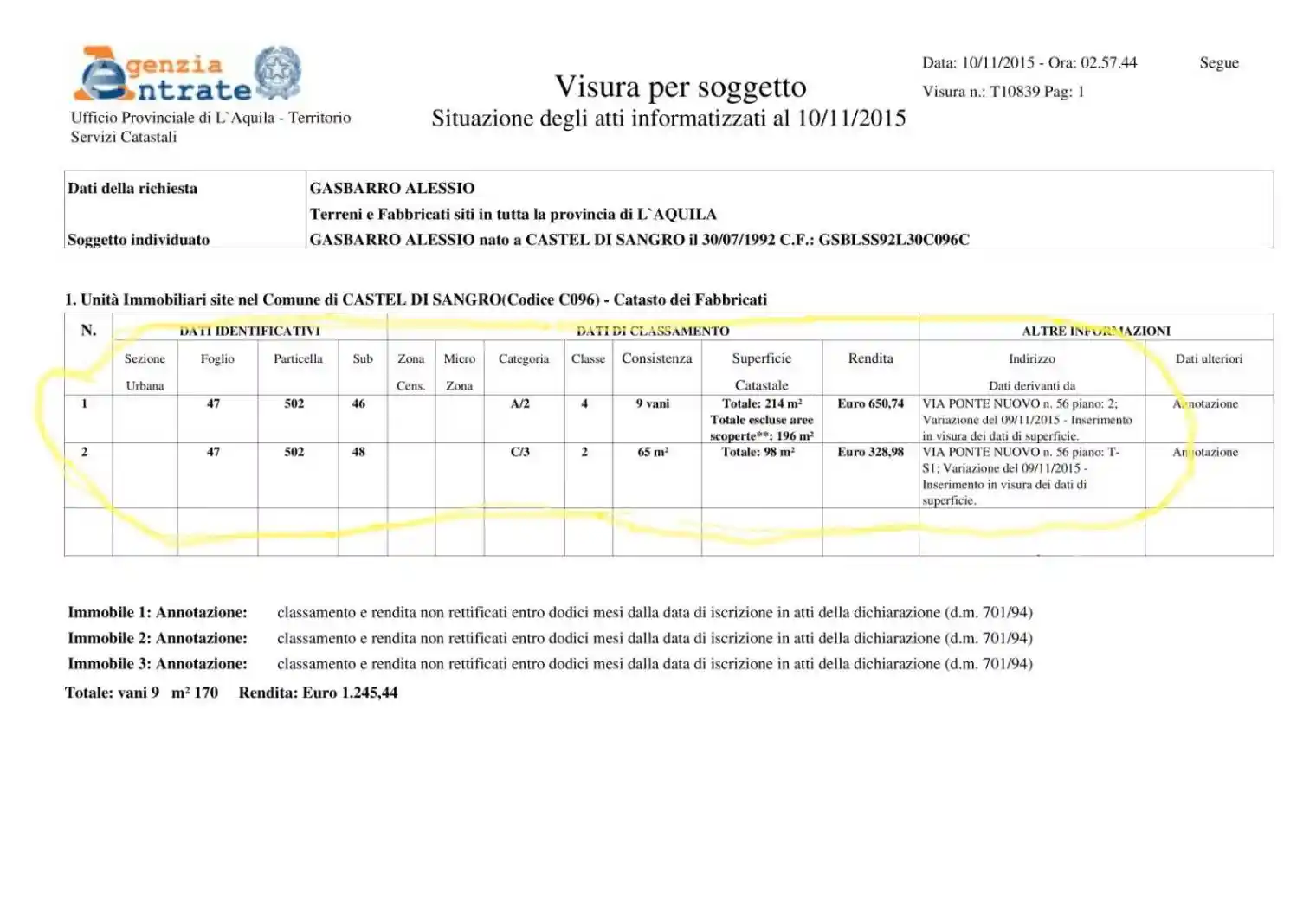 Appartamento via Ponte Nuovo 56, Centro, Castel di Sangro - foto 3