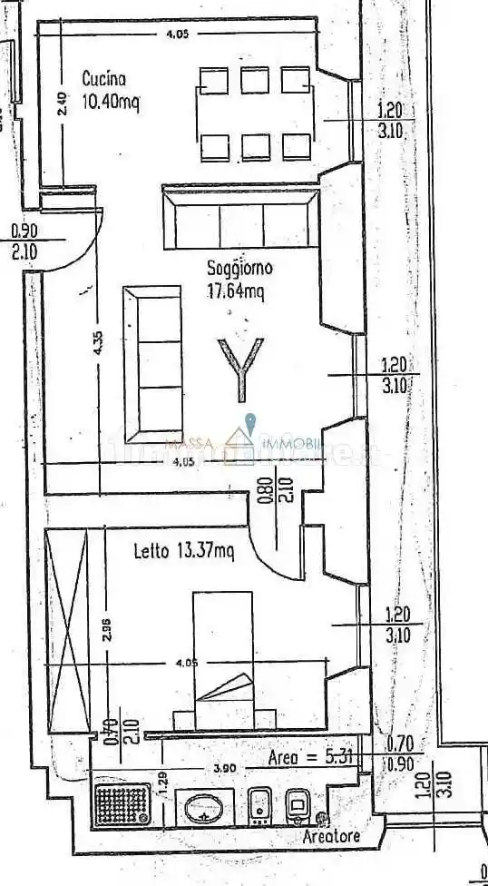 Appartamento in vendita a Carrara