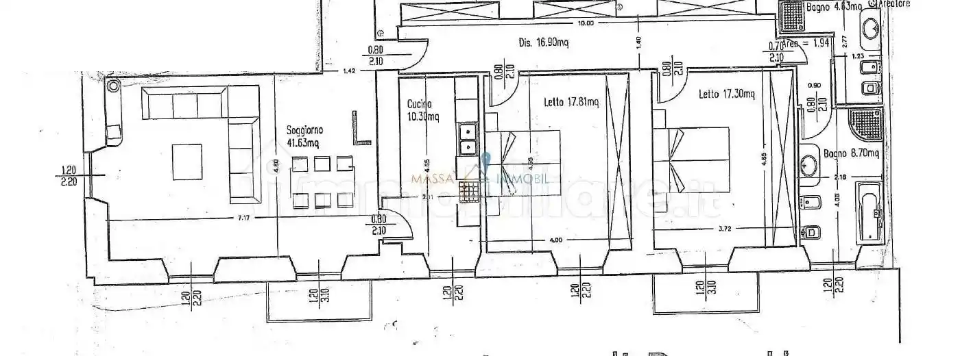 Appartamento in vendita a Carrara