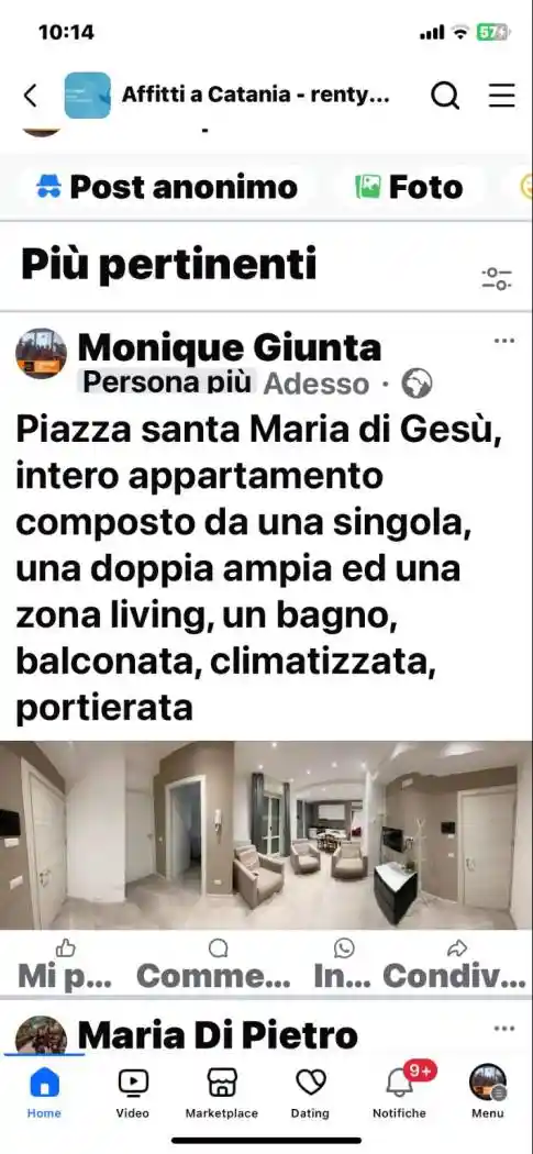 Appartamento in affitto a Catania