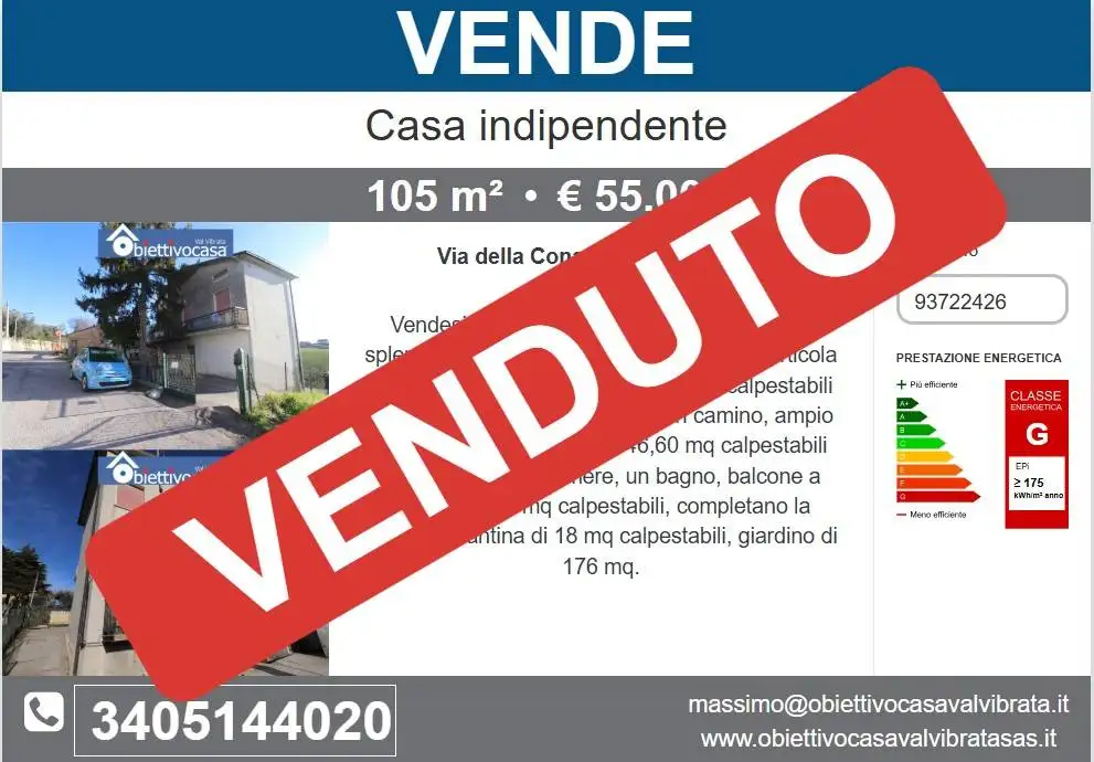 Casa indipendente in vendita a Sant'Omero