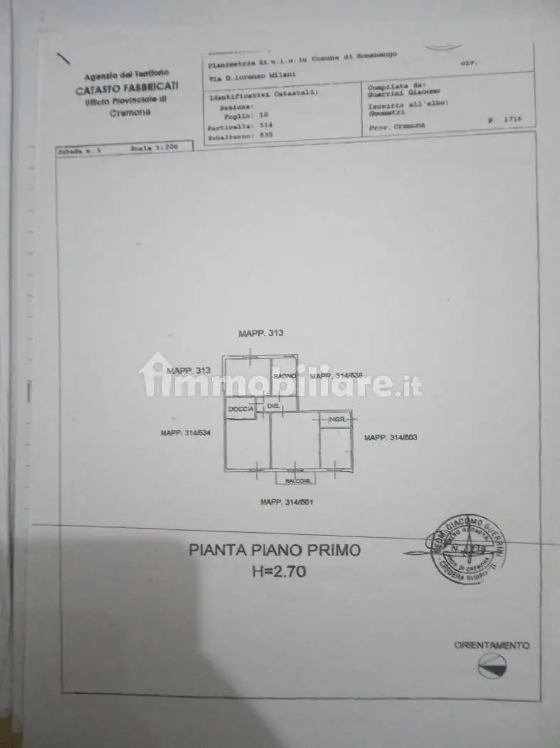 Appartamento in vendita a Romanengo