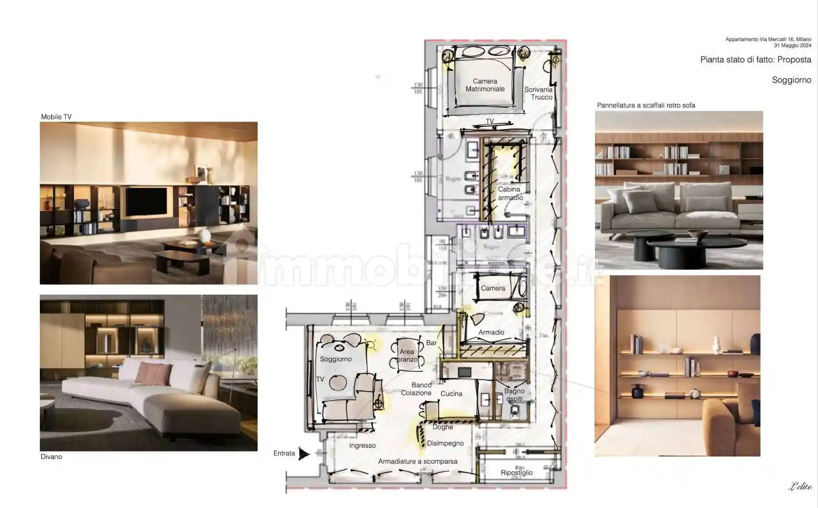 Trilocale via Giuseppe Mercalli 16, Quadronno - Crocetta, Milano - foto 3