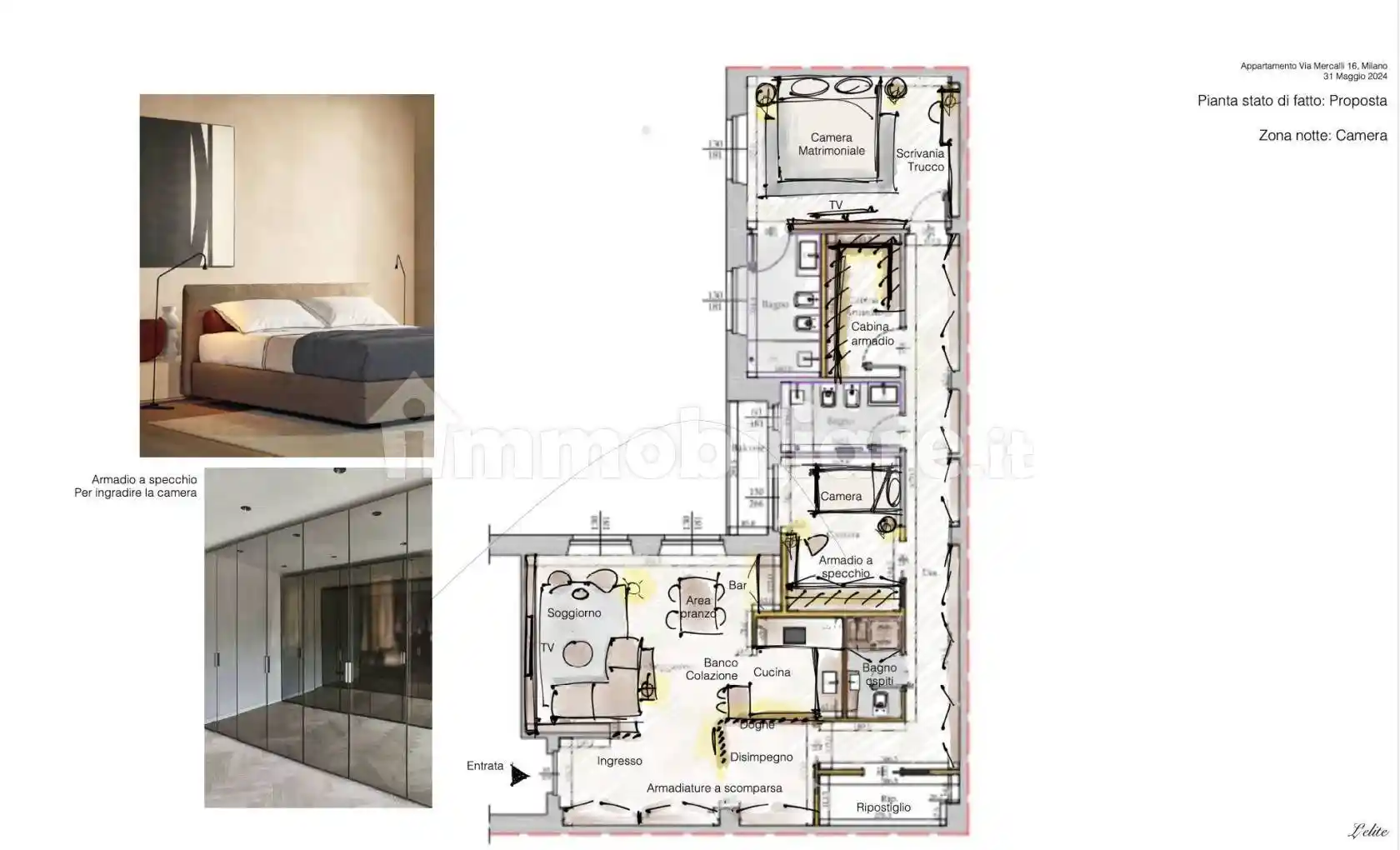 Trilocale via Giuseppe Mercalli 16, Quadronno - Crocetta, Milano - foto 5