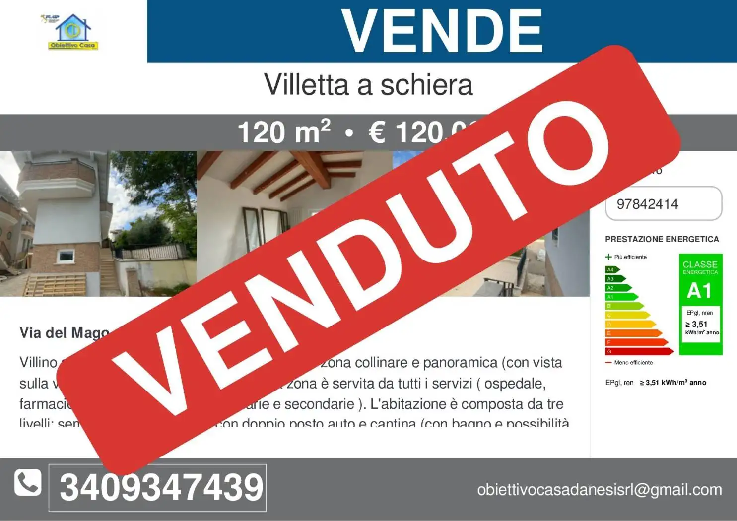 Villetta a schiera in vendita a Sant'Omero