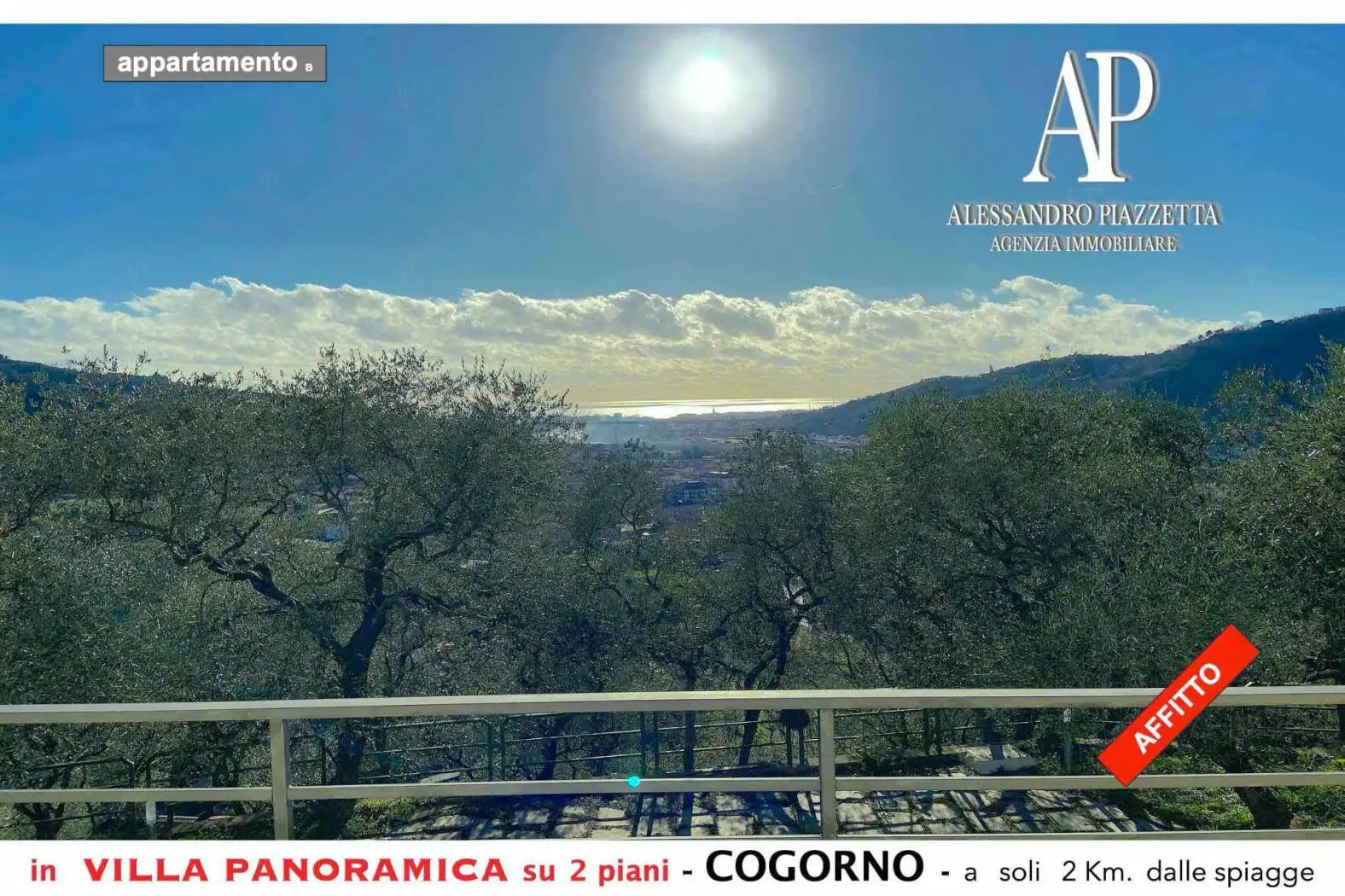 Appartamento in affitto a Cogorno